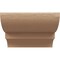 Ekena Millwork 6in. W x 4in. H x 24in. L Ridgewood Woodgrain TimberThane Rafter Tail, Primed Tan RFTUR06X04X24RIDRCPR - alternate 3